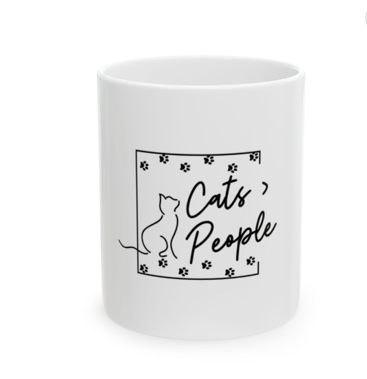 Cute Cat Lovers Ceramic Mug